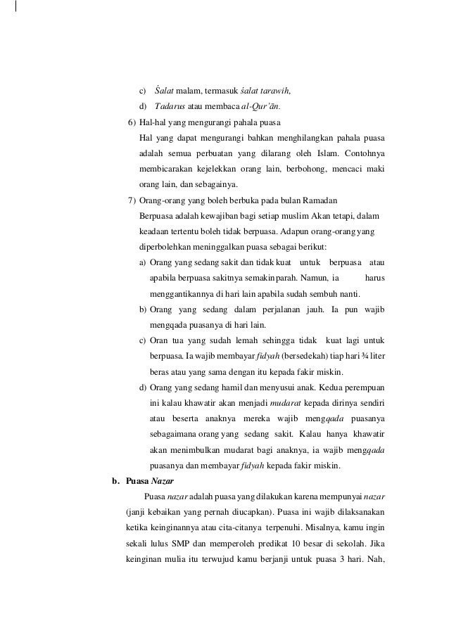 materi tentang PUASA