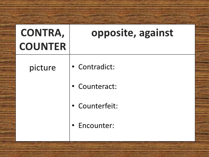 Contra Words