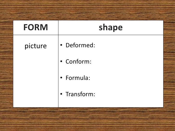 word root of the week words with form