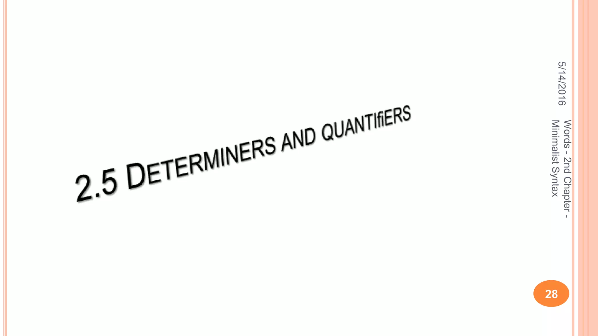 5/14/2016
28
Words-2ndChapter-
MinimalistSyntax
 
