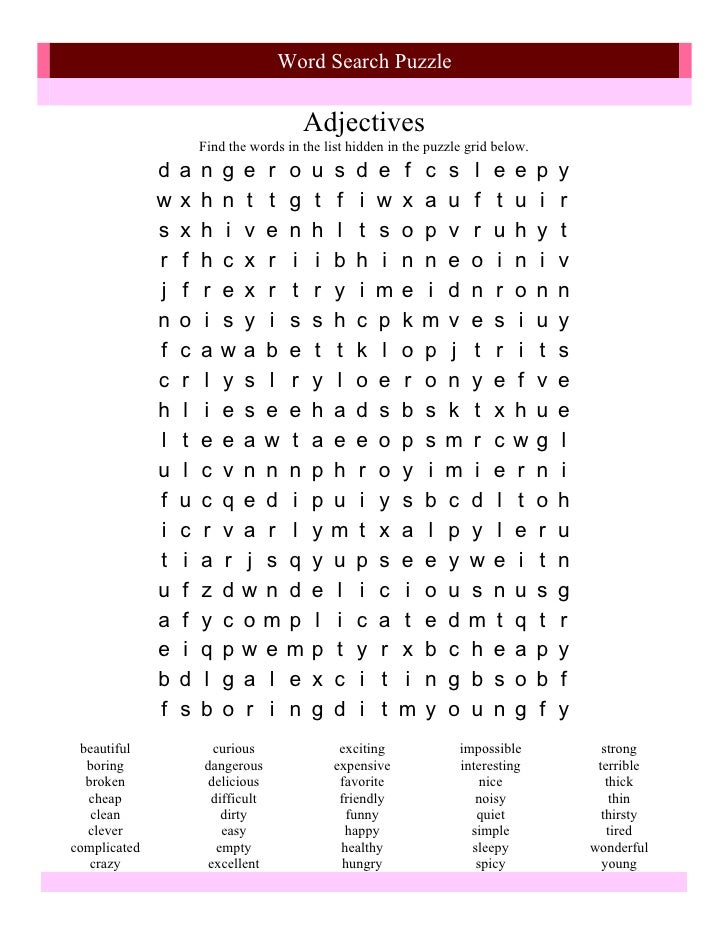 adjectives-word-search-images-and-photos-finder