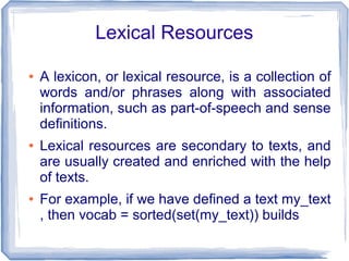 Word sense dissambiguation | ODP