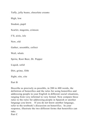 Word Similarity, Speech Acts, and Making Meaning of LanguageEN.docx