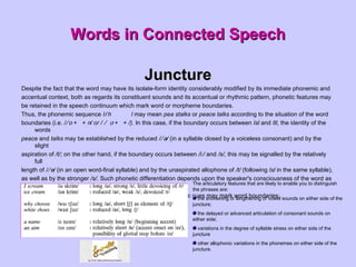 Words in connected speech 2012 | PPT