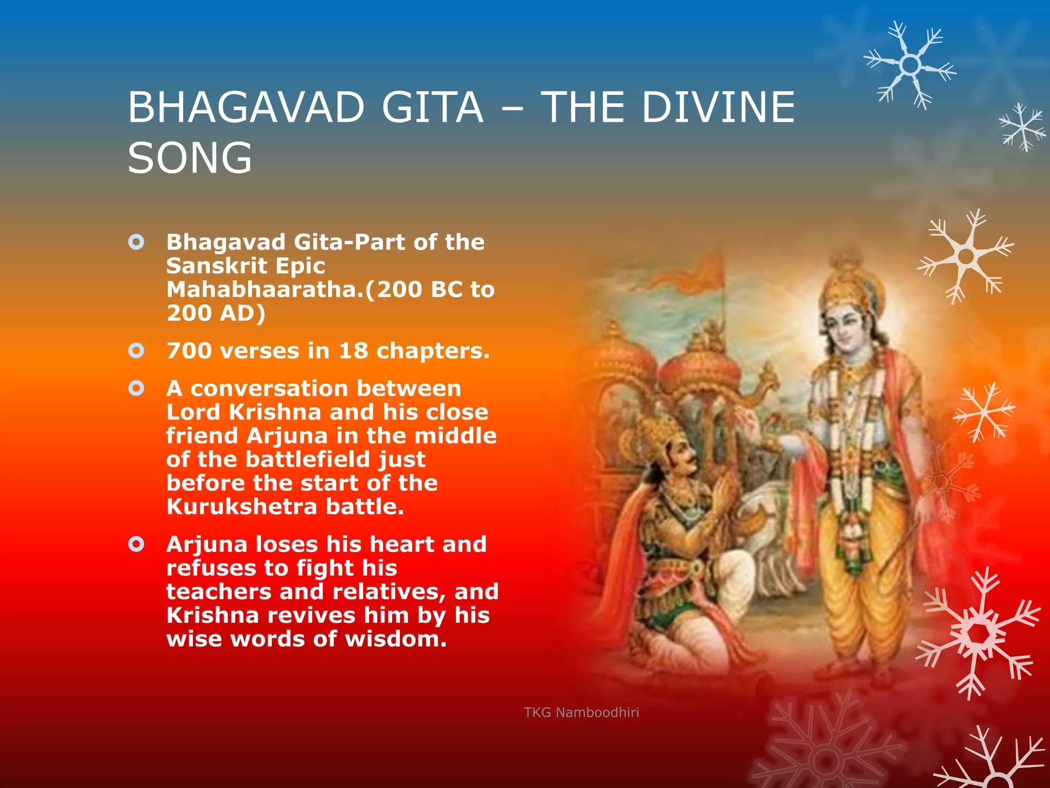 Words of wisdom from bhagavad gita | PPT
