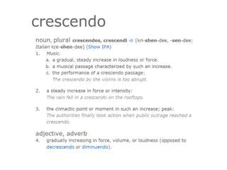 Words to describe sound