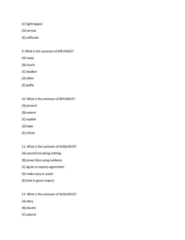 Words To Learn For Gre PDF