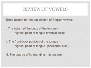 Tongue Rounding Word Stress and Sentence Stress.ppt