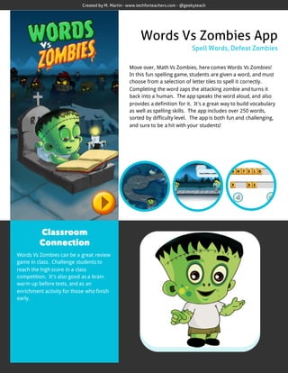 Words Vs Zombies App Review