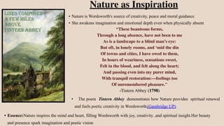 The Romantic Vision in Wordsworth's Poetry and Nature | PDF