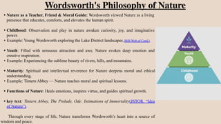 The Romantic Vision in Wordsworth's Poetry and Nature | PDF