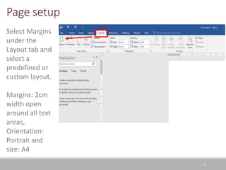 How to format your thesis in Word | PPTX