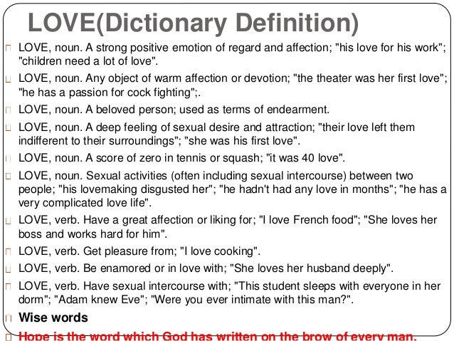 Lovedictionary Lovedictionary