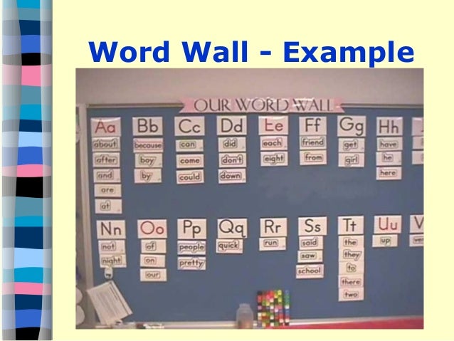 word walls
