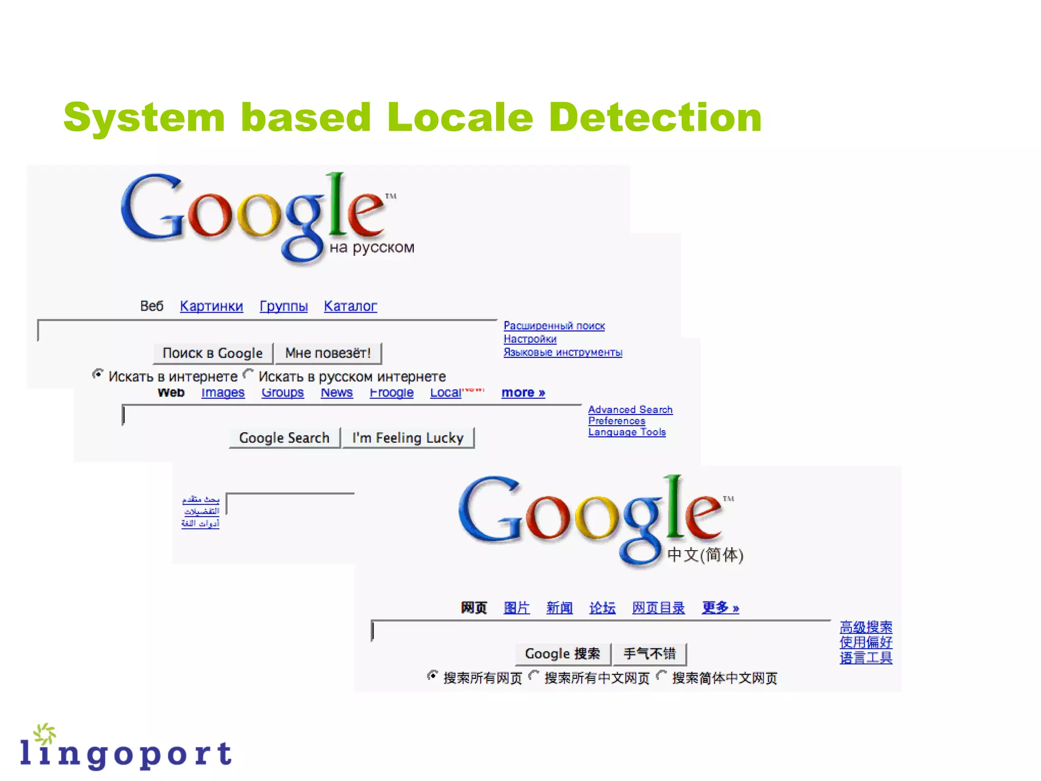 System based Locale Detection
 