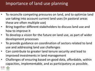 Woreda participatory land use planning, Ethiopia | PPTX