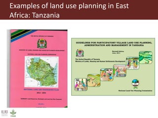 Woreda participatory land use planning, Ethiopia 