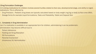 work.pptx drug doing in children and adults pharmacology | PPTX