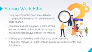 Work Ethic Performance Work Ethic | PPTX