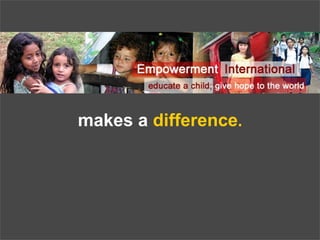 makes a difference .