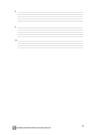 10
8. ____________________________________________________________________
____________________________________________________________________
____________________________________________________________________
____________________________________________________________________
____________________________________________________________________
9. ____________________________________________________________________
____________________________________________________________________
____________________________________________________________________
____________________________________________________________________
____________________________________________________________________
10. ____________________________________________________________________
____________________________________________________________________
____________________________________________________________________
____________________________________________________________________
 