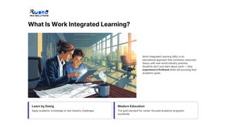 Work Integrated Learning Programmes What Makes Work Integrated Learning Effective? | PDF