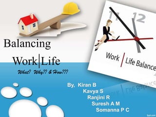 Balancing

Work|Life
What? Why?? & How???

 