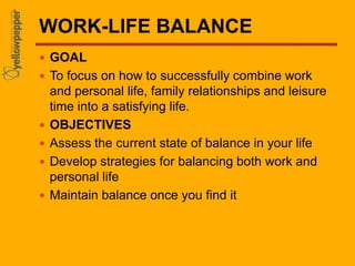 Work life balance | PPTX