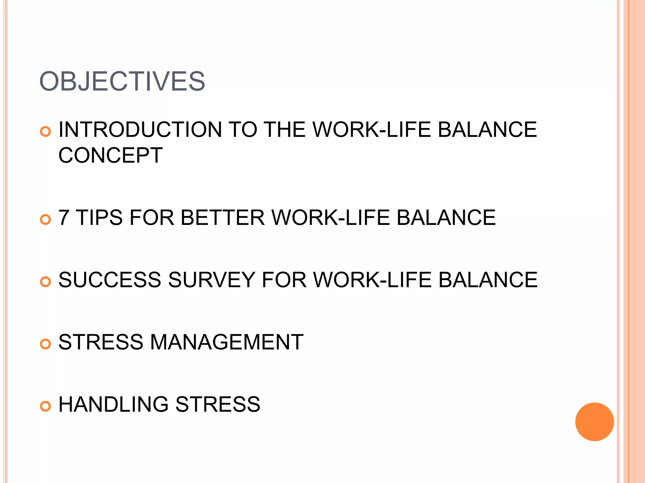 Work life balance | PPT
