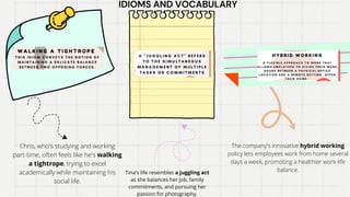 Unit 2 - Work life balance (Business English presentation - Business ...