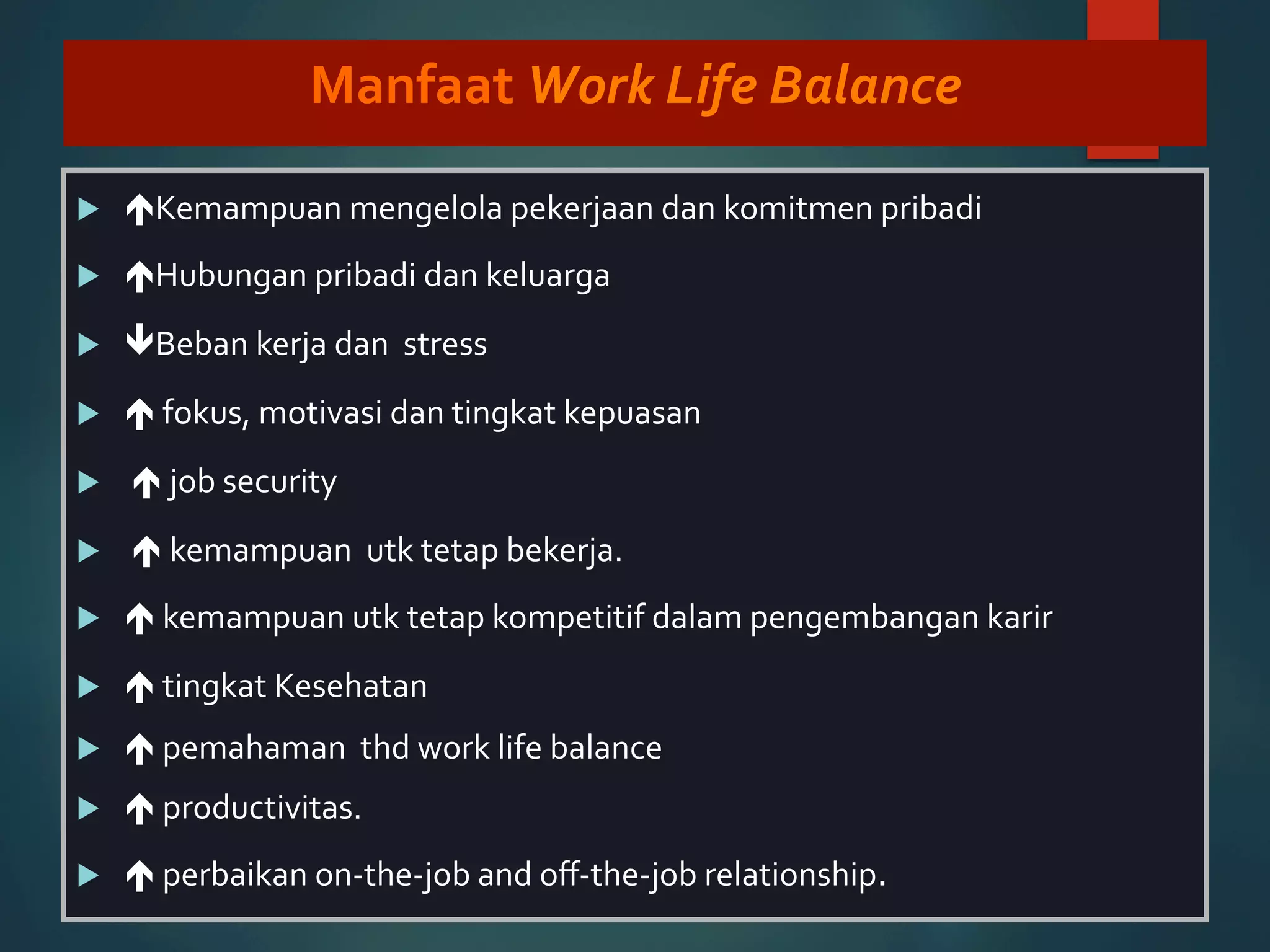Work life balance ldl | PDF