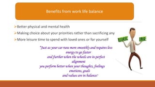 Work  life balance (scl)