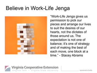 Work Life Jenga and Unscheduling | PPTX