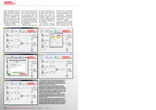 führt. Hier bewährt sich die
WORK Microwave Handheld
Satcom Test Source mit der
Möglichkeit, das Testsignal
auf einer beliebigen Frequenz von 50 MHz bis 180
MHz und 950 MHz bis 2150
MHz mit einer Leistung von
-45 dBm bis -5 dBm in 0.5 dB
Schritten zu erzeugen.
Schließlich gilt es, bei

H o c h f r e q u e n z ko nve r t e r n
auch deren Konversionsgewinn zu messen. Genau wie
bei der Messung des 1 dB
Kompressionspunktes wird
hier ein Signal mit bekannter Leistung eingespeist und
mittels Spektrum Analysator
die Signalleistung am Ausgang gemessen.
Natürlich könnte man auch

ein echtes Nutzsignal einspeisen und dieses messen.
In diesem Fall würde die
Messung aber durch verschiedene Faktoren recht
ungenau ausfallen, weshalb
es einfach notwendig ist,
eine kalibrierte HF-Testquelle zu benutzen.
In all diesen Einsatzgebieten zeigt sich, das WORK

1
6

4

2

Microwave ein ausgereiftes
und gut durchdachtes Instrument entwickelt hat: zwei
unabhängige
Synthesizer
können simultan zwei Signale einspeisen, um Intermodulationen zu messen.
Die frei wählbare Ausgangsleistung der Handheld
Satcom Test Source ermöglicht die Messung des 1 dB

5

3

1. The application that controls the Handheld Satcom
Test Source is an easy to use tool which basically
consists of this main window. Thumbs up for the nice
graphical scheme, that perfectly explains what each
parameter and button is used for.
2. First you need to connect the software with the
Test Source. This takes exactly 5 seconds and both
Windows XP and Windows 7 did install the instrument
automatically without the need to provide any drivers.
3. Once the instrument is connected, the status in the
upper part of the window is updated. In this case, the
power is provided through two USB cables.
4. The sweep generator opens in a separate window
and allows to specify rage frequency range, the up
and down increment and speed, as well as the pause
between sweeps.
5. It is of course possible to use the Handheld Satcom
Test Source without a connected laptop. You just
need to set up the desired parameters and store them
in the instrument. When you then turn it on, it will use
these parameters automatically. Great if you need to
measure several devices with the same input signal.

102 TELE-audiovision International — The World‘s Largest Digital TV Trade Magazine — 1
1-12/2013 — www.TELE-audiovision.com

 