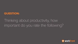 New Workfront Survey: What Motivates UK Knowledge Workers