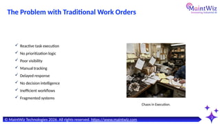 Transforming Work Order Management: From Task Tracking to Decision ...