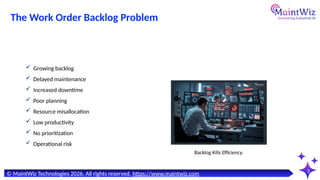 Transforming Work Order Management: From Task Tracking to Decision ...