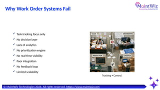 Transforming Work Order Management: From Task Tracking to Decision ...