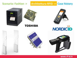 Scenario: Fashion ->

Architettura RFID -> Case history

www.rf-id.it

 