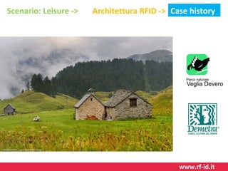 Scenario: Leisure ->

Architettura RFID -> Case history

www.rf-id.it

 