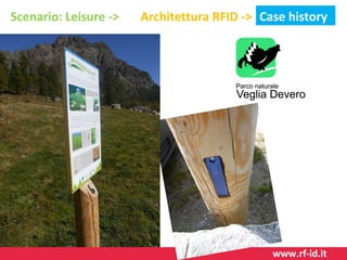 Scenario: Leisure ->

Architettura RFID -> Case history

www.rf-id.it

 