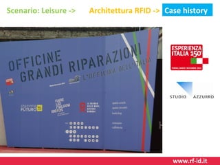 Scenario: Leisure ->

Architettura RFID -> Case history

www.rf-id.it

 