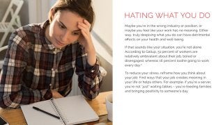 Solutions to Work Stress & Burnout