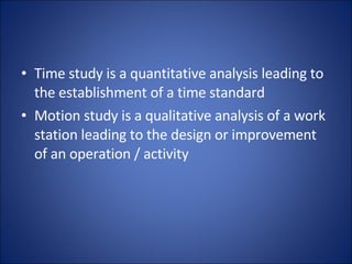 Work Study | PDF