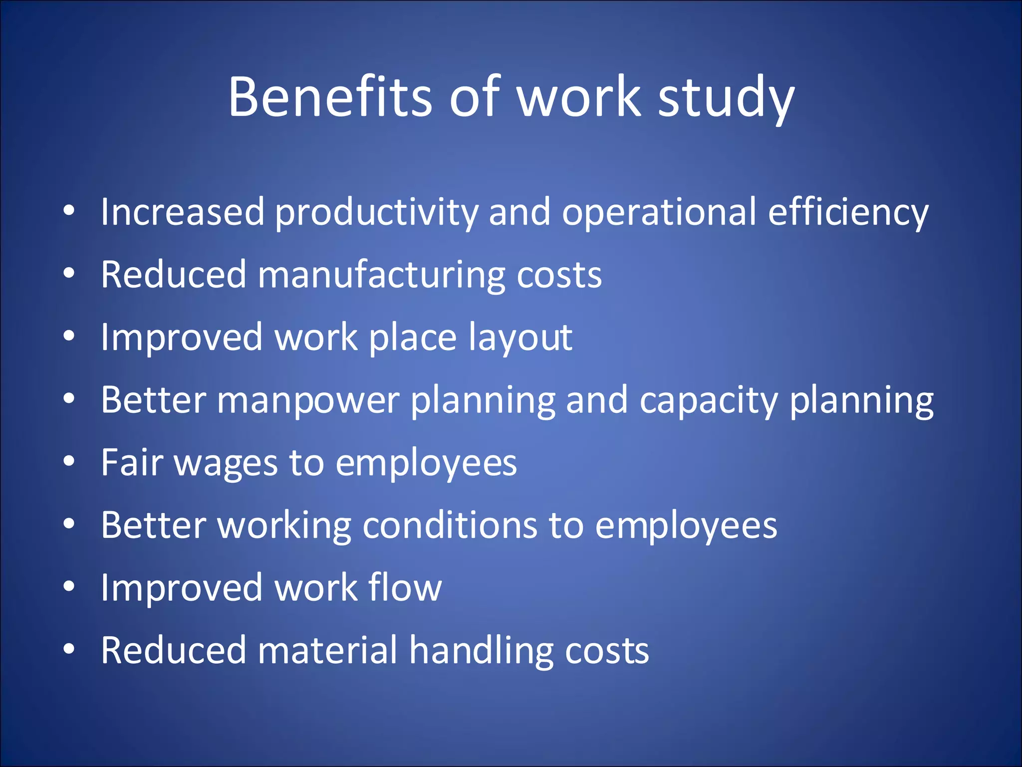 Work Study | PPT