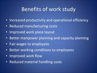Work Study | PPT