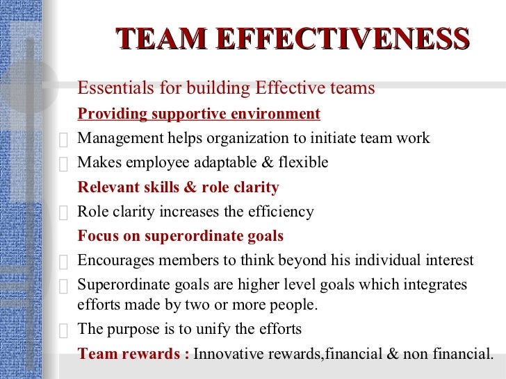 work teams