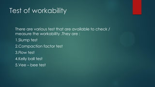 Workability Sample Test workability tests and water cement ratio of concrete.pdf