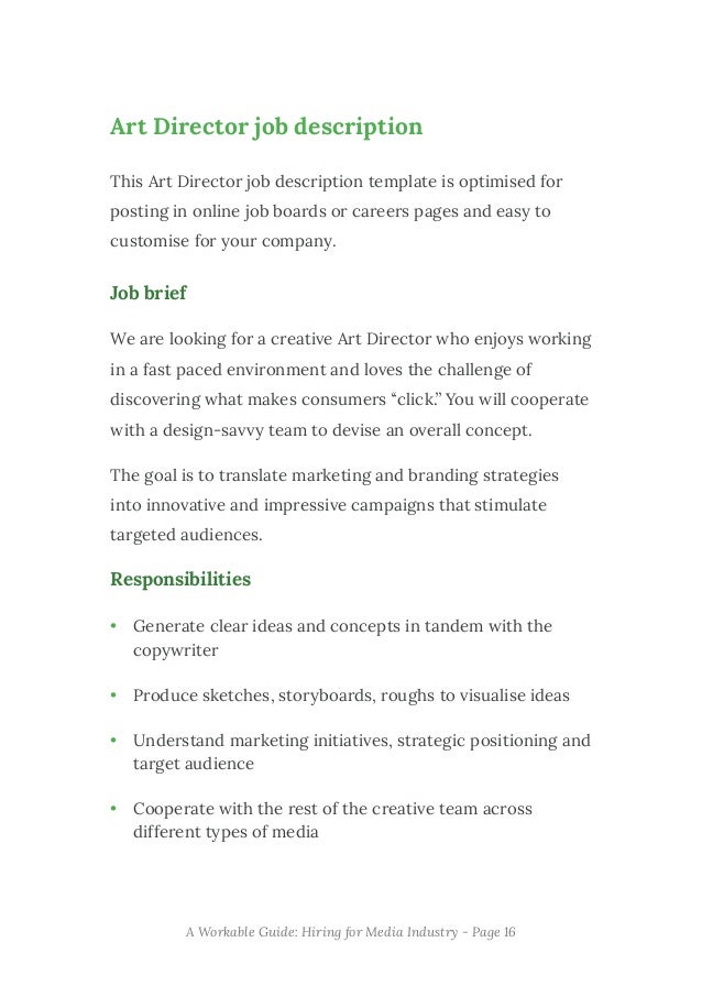 Hiring Advice For The Media Industry