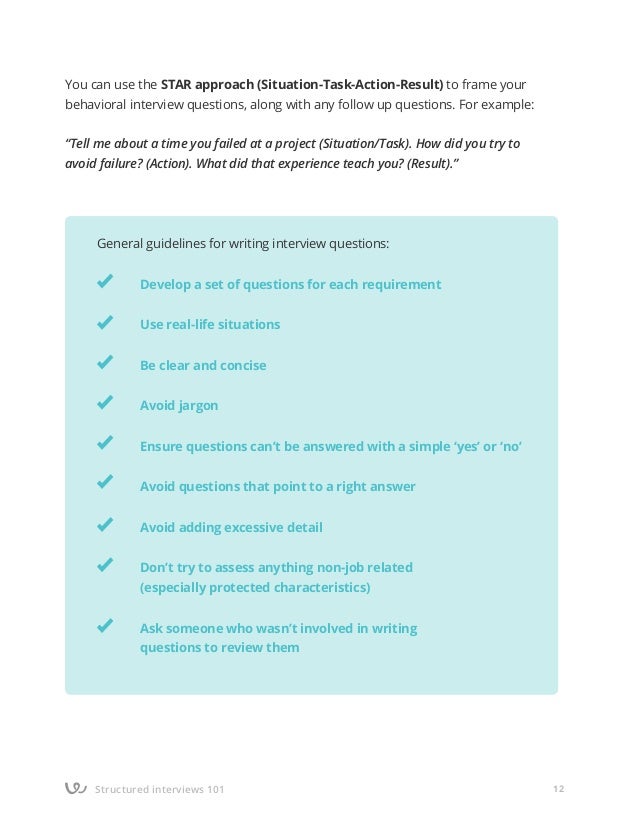 star interview approach